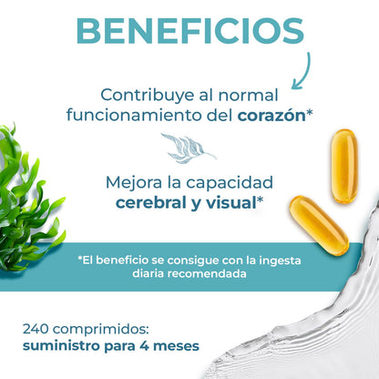 Omega 3 2000mg | 240 Cápsulas | Alta Concentración de 660mg EPA y 440 mg DHA | 4 Meses | ProNatural Pharma