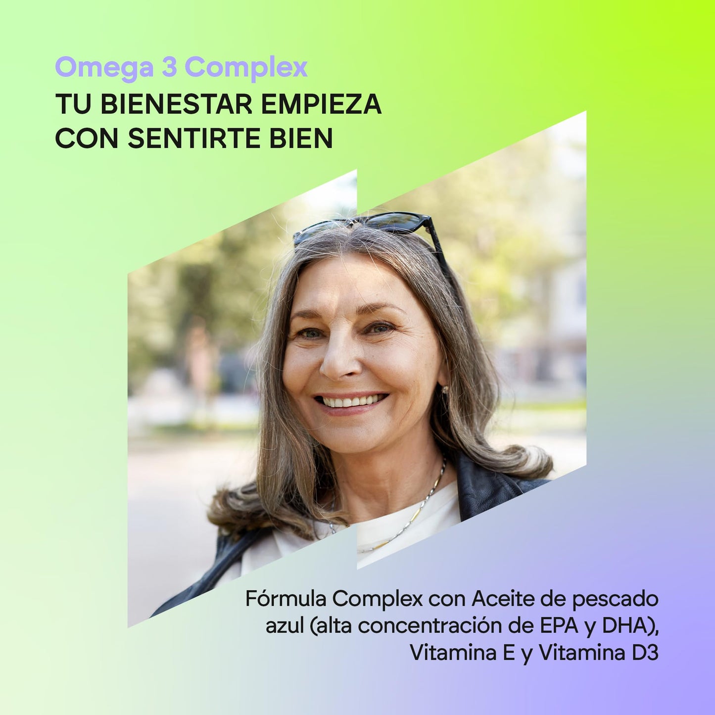 Omega 3 Cápsulas 2000mg - EPA y DHA 1257mg - Vit D y E - Aceite de Pescado - 60 Softgels Fish Oil Omega 3 Nutralie