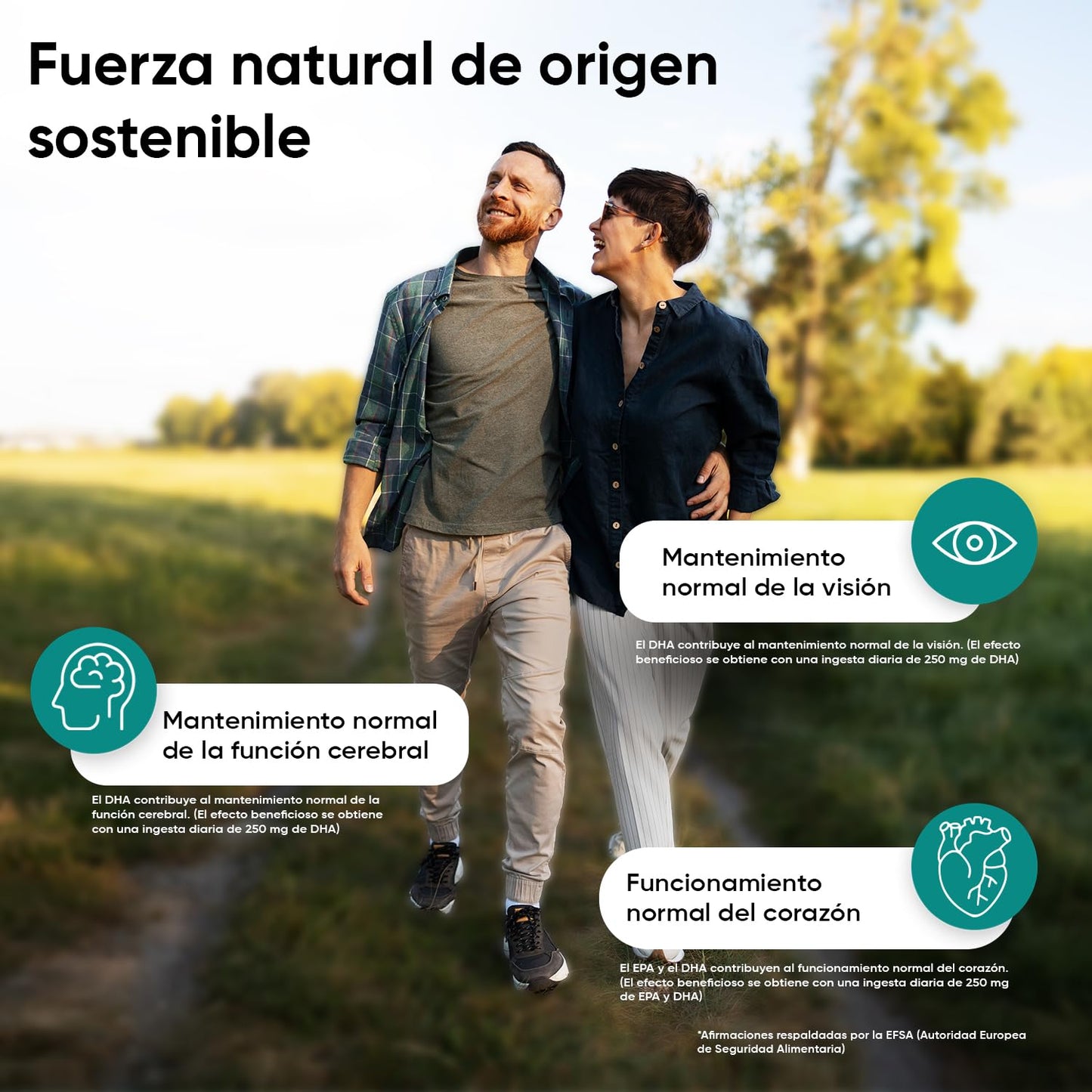 Omega 3 2000mg - 240 Perlas de Aceite de Pescado (660mg EPA + 440mg DHA) - Ácidos Grasos de Omega 3 para 4 Meses, Sin OGM